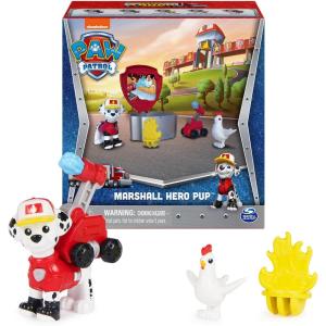 imagePaw Patrol Big Truck Pups Marshall Action Figure with Clipon Rescue Drone Command Center Pod and Animal Friend Kids Toys Ages 3 and upAction Figure