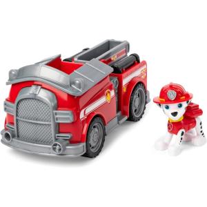 imagePaw Patrol Big Truck Pups Marshall Action Figure with Clipon Rescue Drone Command Center Pod and Animal Friend Kids Toys Ages 3 and upFire Engine Vehicle