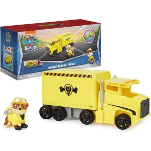 imagePaw Patrol Big Truck Pups Transforming Toy Trucks with Collectible Action Figure Kids Toys for Ages 3 and upRubble