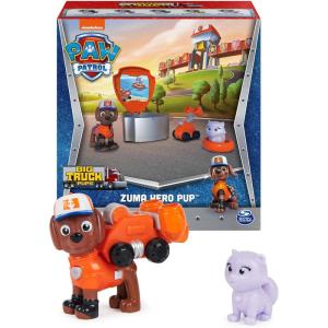 imagePaw Patrol Big Truck Pups Zuma Action Figure with Clipon Rescue Drone Command Center Pod and Animal Friend Kids Toys Ages 3 and upAction Figure
