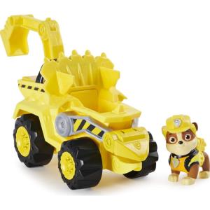 imagePaw Patrol Dino Rescue Rubbles Deluxe Rev Up Vehicle with Mystery Dinosaur FigureDeluxe Rev Up Vehicle