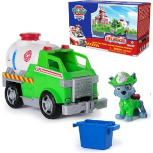 imagePaw Patrol Fire Rescue Chase Rescue Fire Cruiser with Action Figure Projectile Launcher and Toy Truck Kids Toys for Boys ampamp Girls Ages 3 and UpRocky
