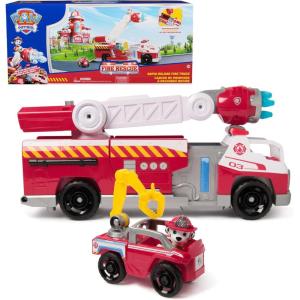 imagePaw Patrol Fire Rescue Rapid Reload Fire Truck with Marshall Figure QuickFire Launcher Lights ampamp Sounds Kids Toys for Boys ampamp Girls Ages 3 and Up