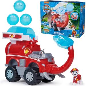 imagePaw Patrol Jungle Pups Marshall Elephant Firetruck with Projectile Launcher Toy Truck with Action Figure Kids Toys for Boys ampamp Girls Ages 3 and UpMarshall Elephant Firetruck