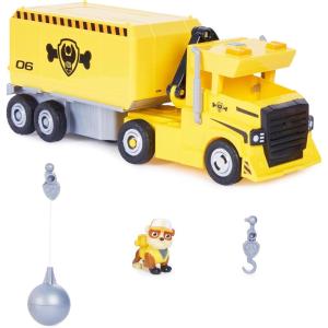 imagePaw Patrol Mighty Pups Charged Up Chase Transforming Deluxe Vehicle Preschool ToyRubble 2 in 1 Truck