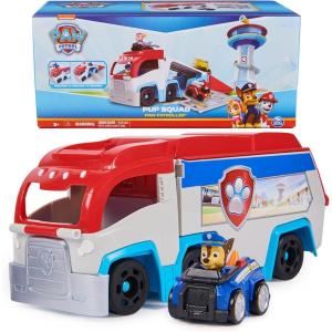 imagePaw Patrol Pup Squad Patroller Team Vehicle Toy Truck with Collectible Chase Toy Car Kids Toys for Boys ampamp Girls Ages 3