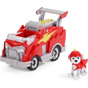 imagePaw Patrol Rescue Knights Chase Transforming Toy Car with Collectible Action Figure Kids Toys for Ages 3 and upMarshall
