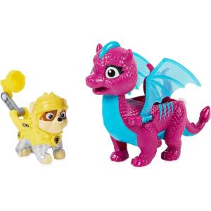 imagePaw Patrol Rescue Knights Chase and Dragon Draco Action Figures Set Kids Toys for Ages 3 and upRubble and Dragon Blizzie