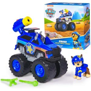 imagePaw Patrol Rescue Wheels Zumas Hovercraft Toy Truck with Projectile Launcher and Collectible Action Figure Kids Toys for Boys ampamp Girls Ages 3Chases Cruiser