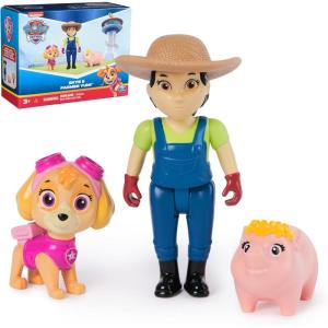 imagePaw Patrol Rubble Mayor Goodway ampamp Chickaletta Figures Kids Toys for Boys and Girls Ages 3 and UpSkye