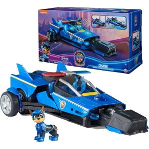 imagePaw Patrol The Mighty Movie Chases Mighty Transforming Cruiser with Mighty Pups Action Figure Lights and Sounds Kids Toys for Boys ampamp Girls 3Chase