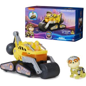 imagePaw Patrol The Mighty Movie Toy Jet Boat with Zuma Mighty Pups Action Figure Lights and Sounds Kids Toys for Boys ampamp Girls 3Rubble