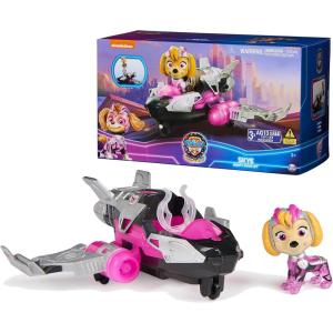 imagePaw Patrol The Mighty Movie Toy Jet Boat with Zuma Mighty Pups Action Figure Lights and Sounds Kids Toys for Boys ampamp Girls 3Skye