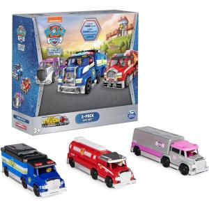 imagePaw Patrol True Metal Firetruck DieCast Team Vehicle with 155 Scale Chase Toy Car Kids Toys for Ages 3 and up3 Pack  Big Truck Pups