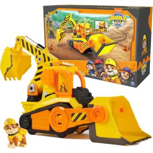 imageRubble ampamp Crew Bark Yard Deluxe Bulldozer Construction Truck Toy with Lights Sounds ampamp Rubble Action Figure Kids Toys for Boys ampamp Girls Ages 3New Bulldozer Construction Truck