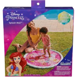 imageSwimWays PAW Patrol Splash Mat Kids Splash Pad Outdoor Toys PAW Patrol Party Supplies and Water Toys for Kids Ages 1 ampamp UpDisney Princess Ariel
